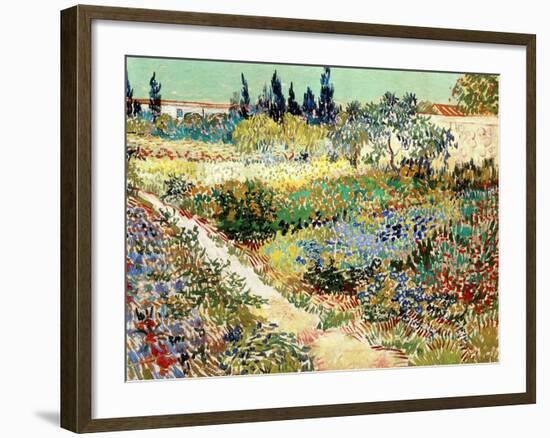 The Garden at Arles, 1888-Vincent van Gogh-Framed Giclee Print