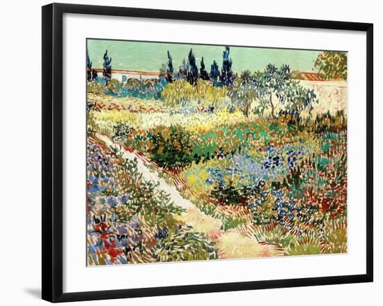 The Garden at Arles, 1888-Vincent van Gogh-Framed Giclee Print