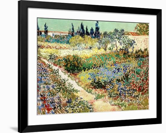 The Garden at Arles, 1888-Vincent van Gogh-Framed Giclee Print