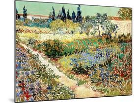 The Garden at Arles, 1888-Vincent van Gogh-Mounted Giclee Print