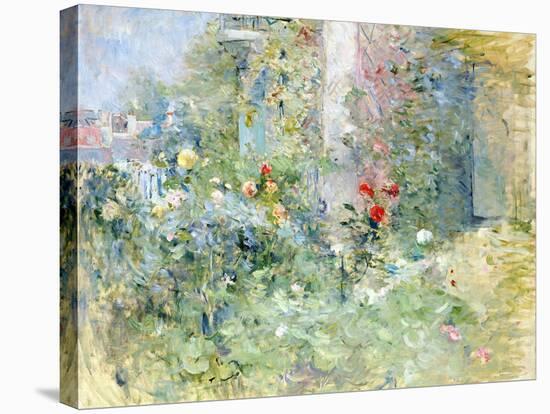 The Garden at Bougival, 1884-Berthe Morisot-Stretched Canvas