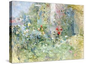 The Garden at Bougival, 1884-Berthe Morisot-Stretched Canvas