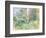 The Garden at Bougival, 1884-Berthe Morisot-Framed Premium Giclee Print