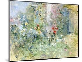 The Garden at Bougival, 1884-Berthe Morisot-Mounted Premium Giclee Print