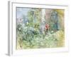 The Garden at Bougival, 1884-Berthe Morisot-Framed Premium Giclee Print