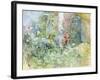 The Garden at Bougival, 1884-Berthe Morisot-Framed Premium Giclee Print