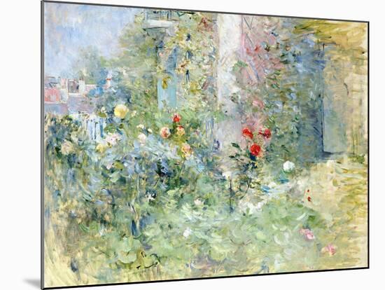 The Garden at Bougival, 1884-Berthe Morisot-Mounted Premium Giclee Print