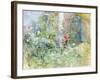 The Garden at Bougival, 1884-Berthe Morisot-Framed Giclee Print