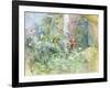 The Garden at Bougival, 1884-Berthe Morisot-Framed Giclee Print