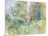The Garden at Bougival, 1884-Berthe Morisot-Mounted Giclee Print