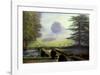 The Garden at Escrick Hall-Constance Wenlock-Framed Art Print