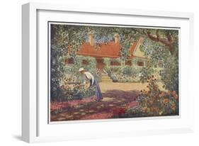 The Garden at Robundara an Early Australian Homestead-Percy F.s. Spence-Framed Art Print