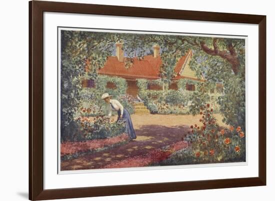 The Garden at Robundara an Early Australian Homestead-Percy F.s. Spence-Framed Premium Giclee Print