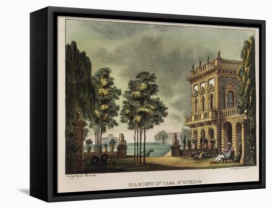 The Garden at the House of Othello-Alessandro Sanquirico-Framed Stretched Canvas