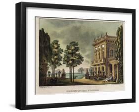 The Garden at the House of Othello-Alessandro Sanquirico-Framed Giclee Print