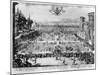 The Garden at the Palais De Nancy, Dedicated to the Duchess of Lorraine, 1624-Jacques Callot-Mounted Giclee Print