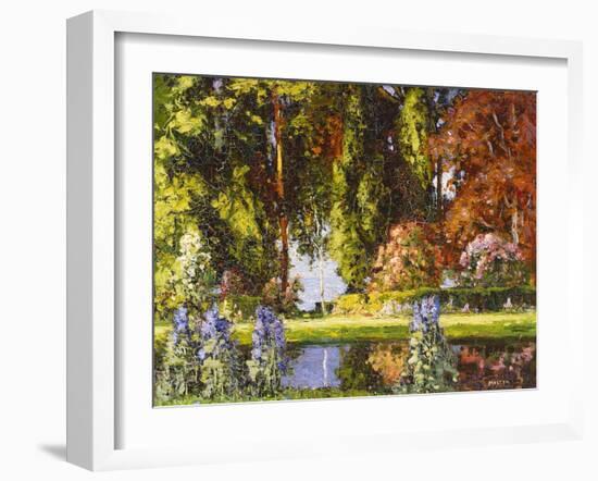 The Garden by the Sea-Tom Mostyn-Framed Giclee Print