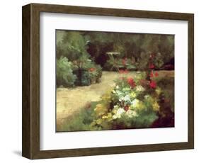 The Garden, c.1878-Gustave Caillebotte-Framed Giclee Print