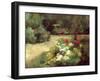 The Garden, c.1878-Gustave Caillebotte-Framed Giclee Print