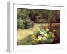 The Garden, c.1878-Gustave Caillebotte-Framed Giclee Print