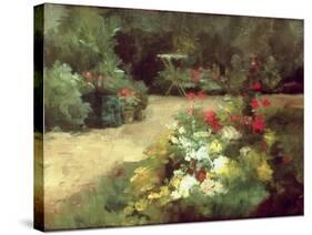 The Garden, c.1878-Gustave Caillebotte-Stretched Canvas