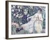 The Garden Chair, 1912-Frederick Carl Frieseke-Framed Art Print