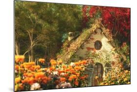 The Garden Cottage, 3D Computer Graphics-Atelier Sommerland-Mounted Art Print