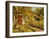 The Garden Cottage-Olaf Viggo Peter Langer-Framed Giclee Print