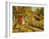 The Garden Cottage-Olaf Viggo Peter Langer-Framed Giclee Print