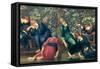 The Garden Court, from the Briar Rose Series, C.1894-Edward Burne-Jones-Framed Stretched Canvas
