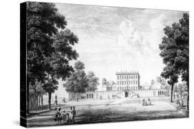 The Garden Front of Cliveden House in the County of Bucks, 1753-John Donowell-Stretched Canvas