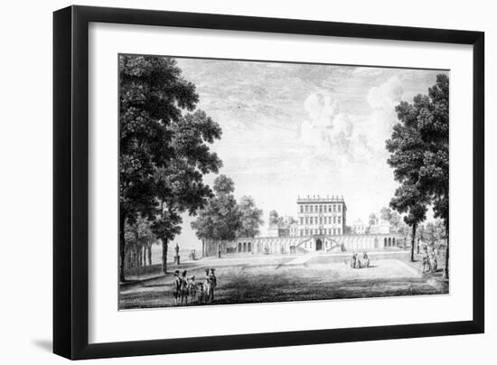 The Garden Front of Cliveden House in the County of Bucks, 1753-John Donowell-Framed Giclee Print