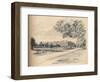 The Garden Fronts of Hampton Court Palace, 1902-Thomas Robert Way-Framed Premium Giclee Print