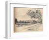 The Garden Fronts of Hampton Court Palace, 1902-Thomas Robert Way-Framed Premium Giclee Print