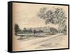 The Garden Fronts of Hampton Court Palace, 1902-Thomas Robert Way-Framed Stretched Canvas