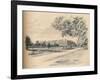 The Garden Fronts of Hampton Court Palace, 1902-Thomas Robert Way-Framed Giclee Print