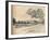 The Garden Fronts of Hampton Court Palace, 1902-Thomas Robert Way-Framed Giclee Print