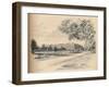 The Garden Fronts of Hampton Court Palace, 1902-Thomas Robert Way-Framed Giclee Print