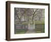 The Garden Gate, Epping, 1894-Lucien Pissarro-Framed Giclee Print