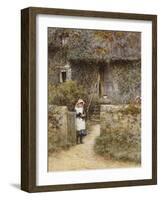 The Garden Gate-Helen Allingham-Framed Premium Giclee Print