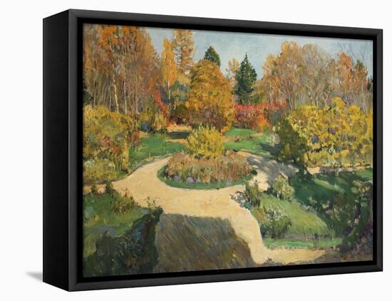The Garden in Autumn, 1910-Sergei Arsenyevich Vinogradov-Framed Stretched Canvas