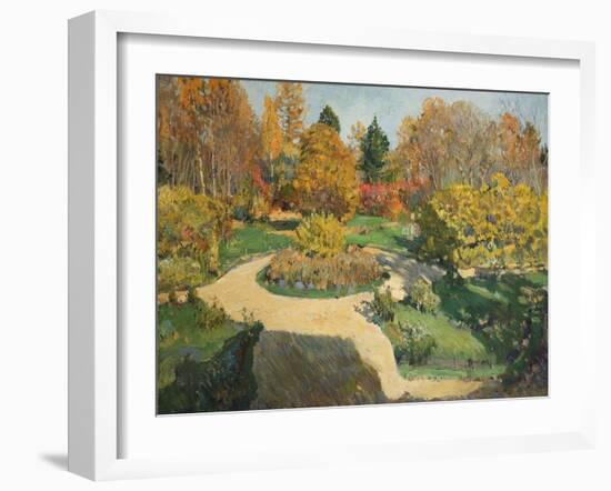 The Garden in Autumn, 1910-Sergei Arsenyevich Vinogradov-Framed Giclee Print