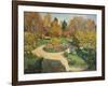 The Garden in Autumn, 1910-Sergei Arsenyevich Vinogradov-Framed Giclee Print