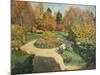 The Garden in Autumn, 1910-Sergei Arsenyevich Vinogradov-Mounted Giclee Print