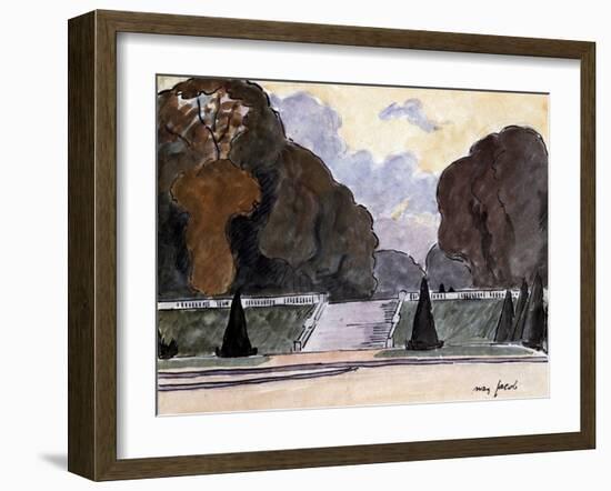 The Garden in Luxembourg, C1900-1944-Max Jacob-Framed Giclee Print