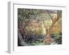 The Garden in Vétheuil, 1881-Claude Monet-Framed Giclee Print