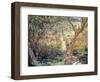 The Garden in Vétheuil, 1881-Claude Monet-Framed Giclee Print