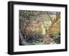 The Garden in Vétheuil, 1881-Claude Monet-Framed Giclee Print