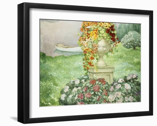 The Garden; Le Jardin, C.1913-Henri Lebasque-Framed Giclee Print