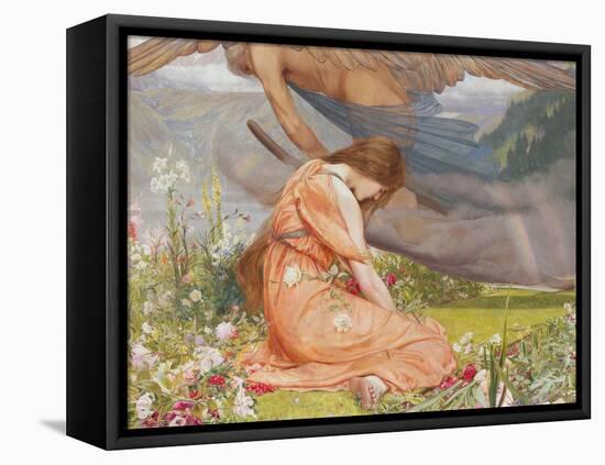 The Garden of Adonis- Amoretta and Time, 1887-John Dickson Batten-Framed Stretched Canvas